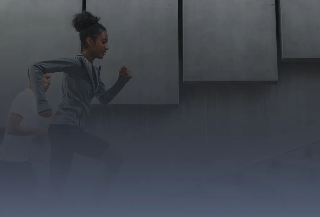 woman running